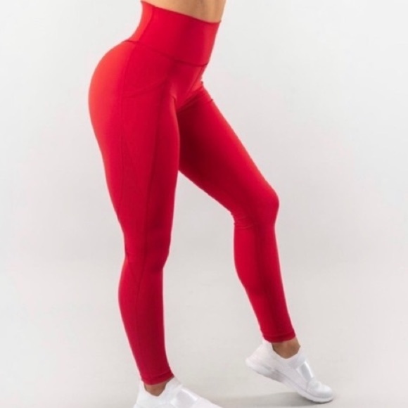 Alphalete Alphalux Pocket Legging Ember - Picture 3 of 9